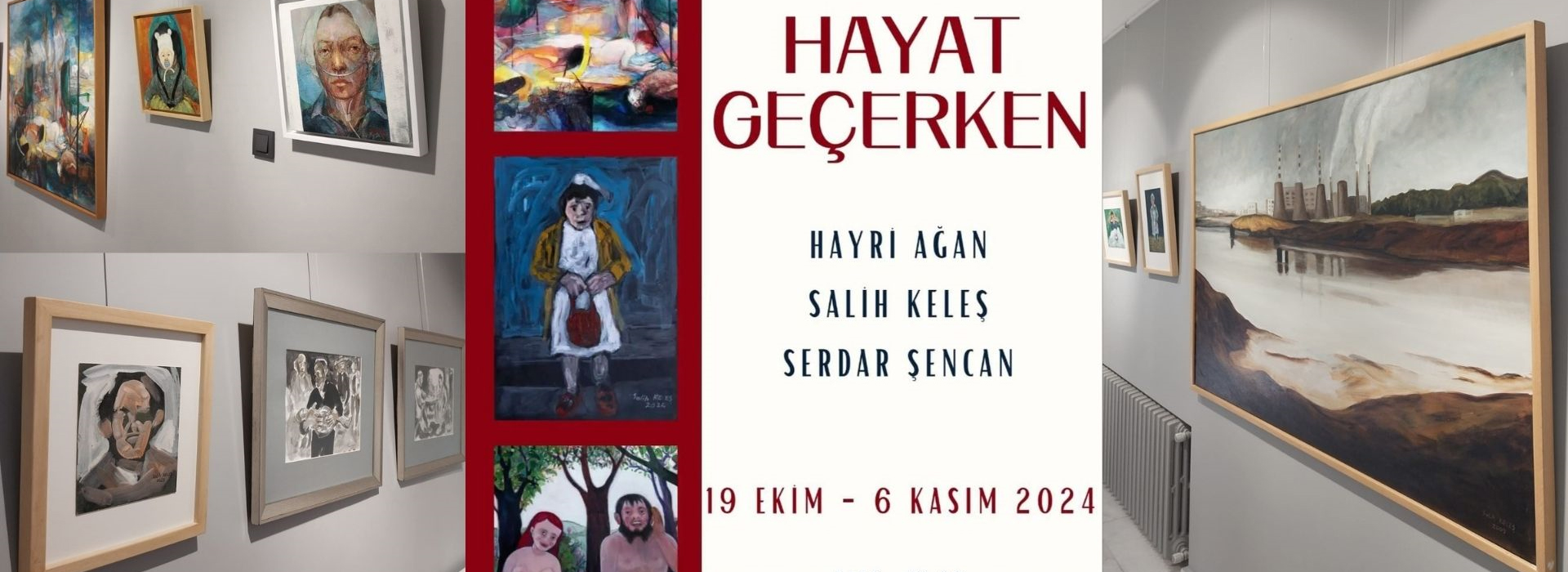 Hayri Ağan, Salih Keleş Ve Serdar Şencan’ın ''hayat Geçerken'' Karma Resim Sergisi 2