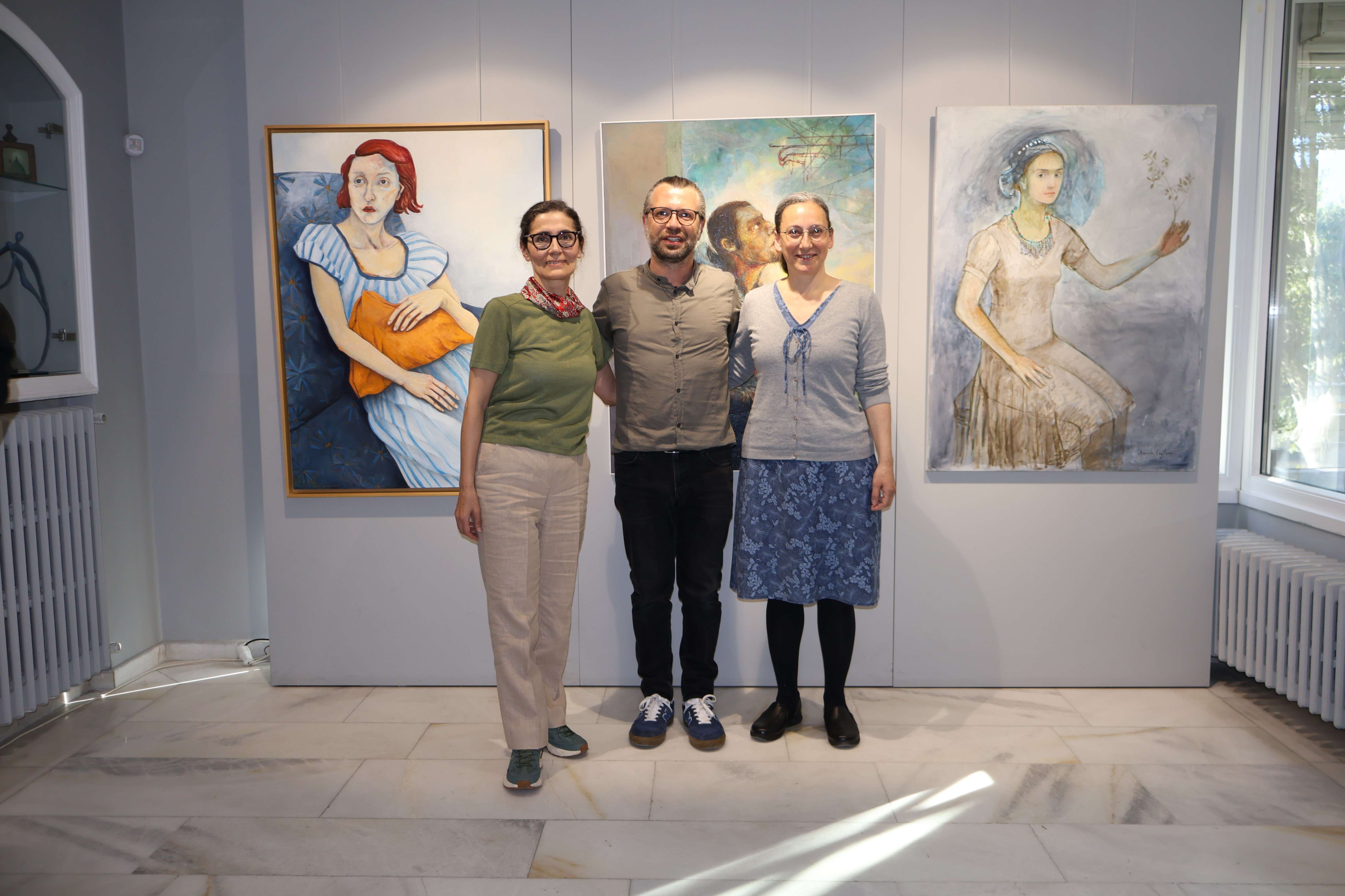 Arzu kılıçdoğan hayri ağan nesrin sağlam hüzün resim sergisi evrim sanat galerisi (1)