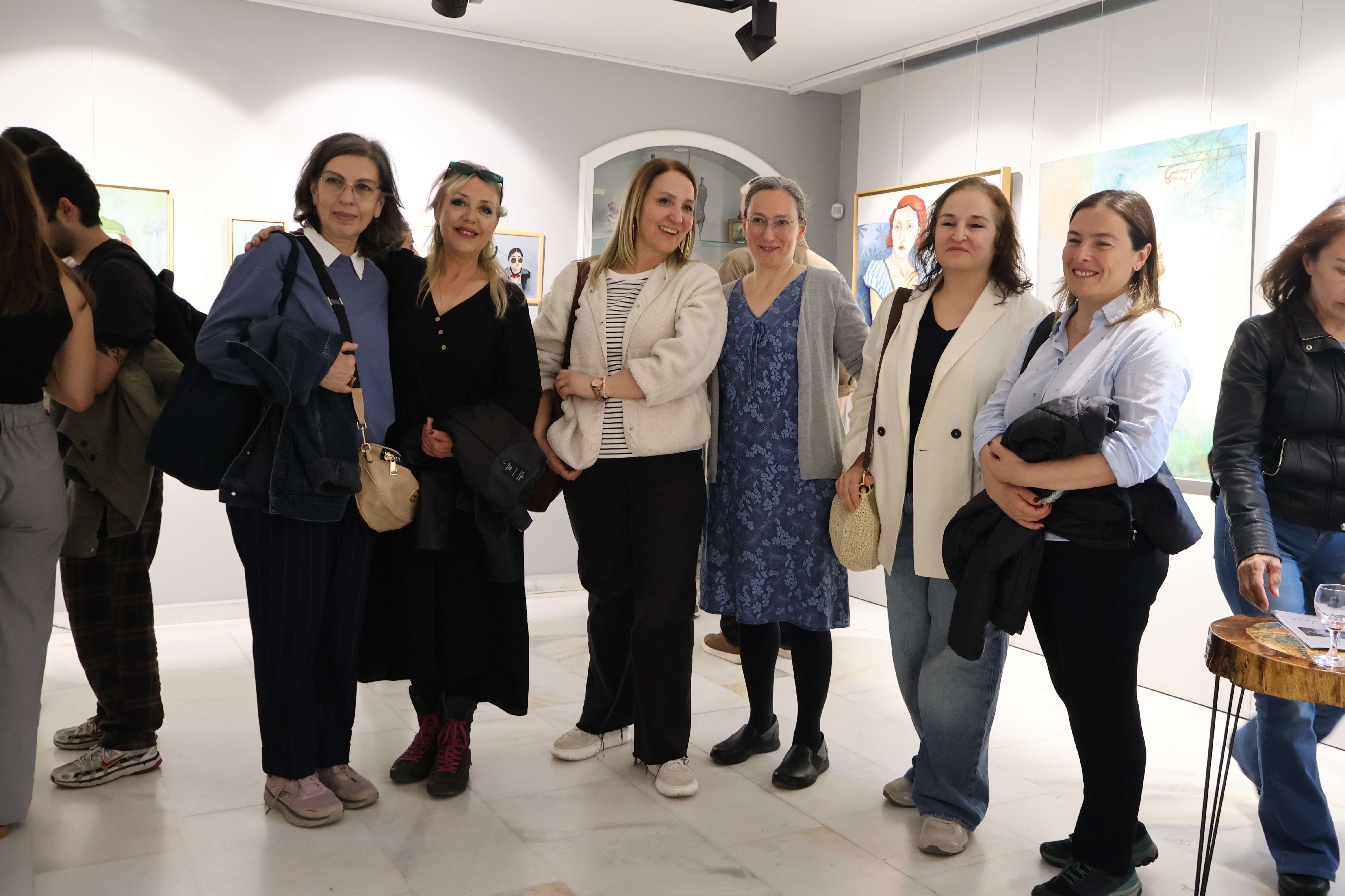 Arzu kılıçdoğan hayri ağan nesrin sağlam hüzün resim sergisi evrim sanat galerisi (21)