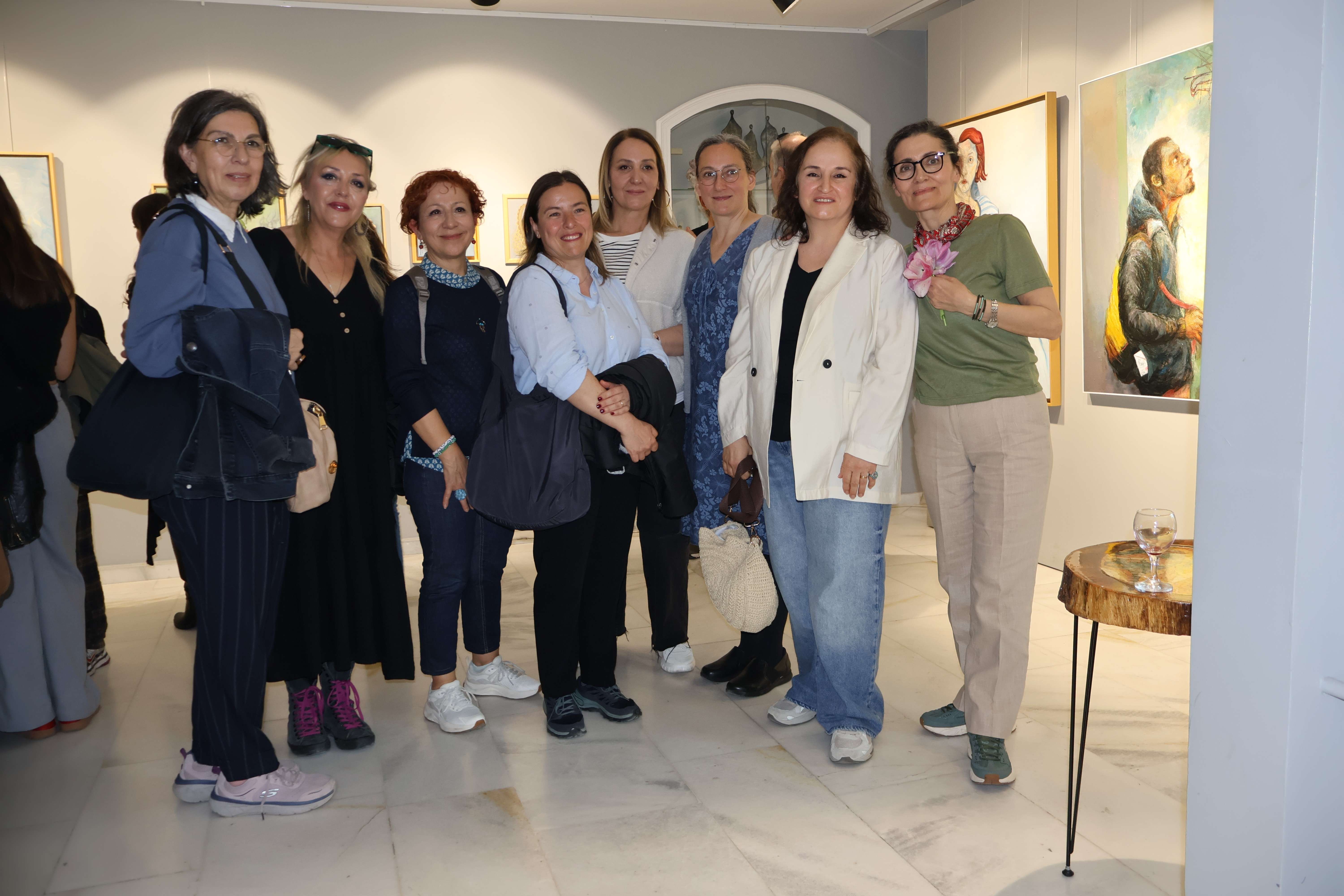 Arzu kılıçdoğan hayri ağan nesrin sağlam hüzün resim sergisi evrim sanat galerisi (23)