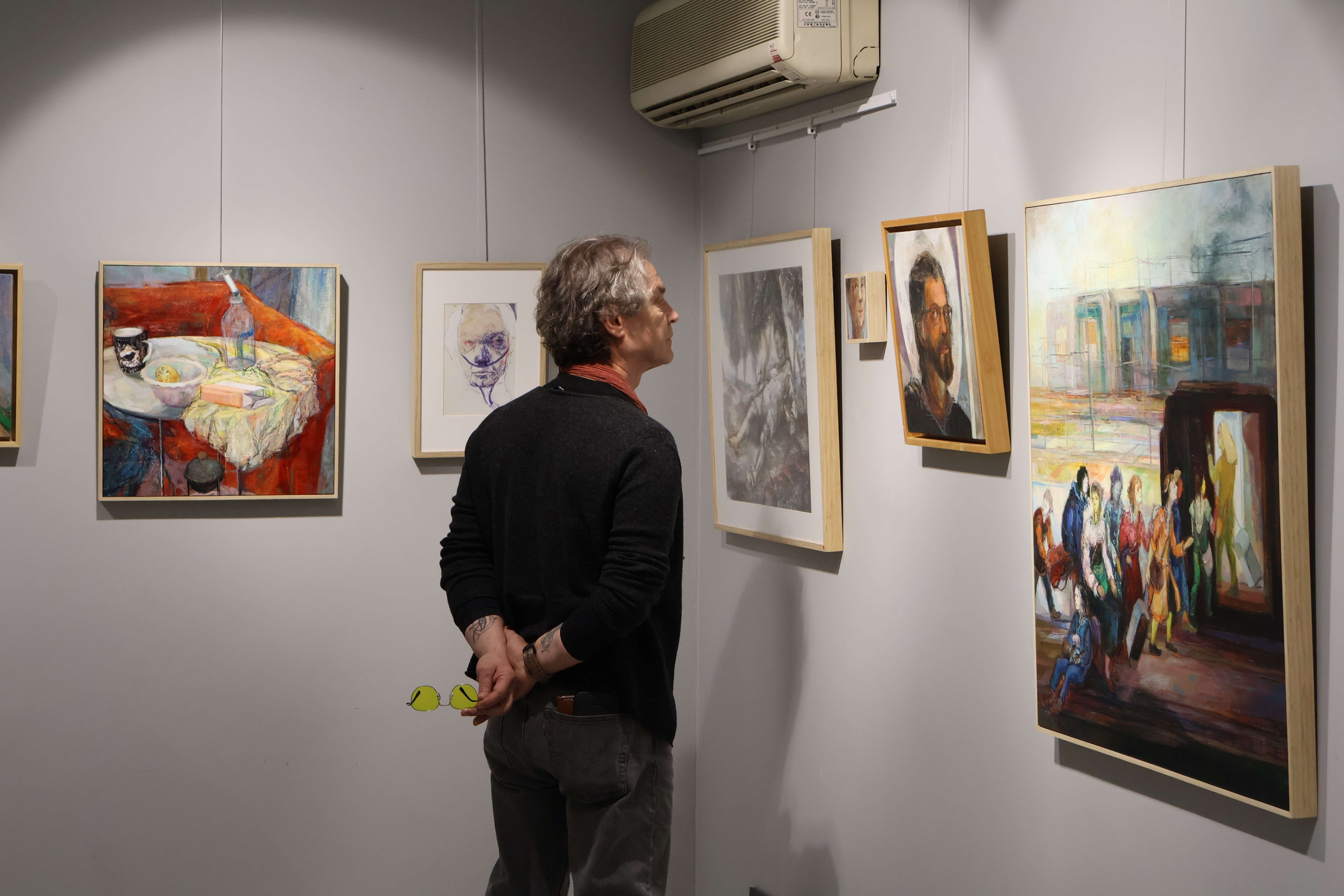 Arzu kılıçdoğan hayri ağan nesrin sağlam hüzün resim sergisi evrim sanat galerisi (4)