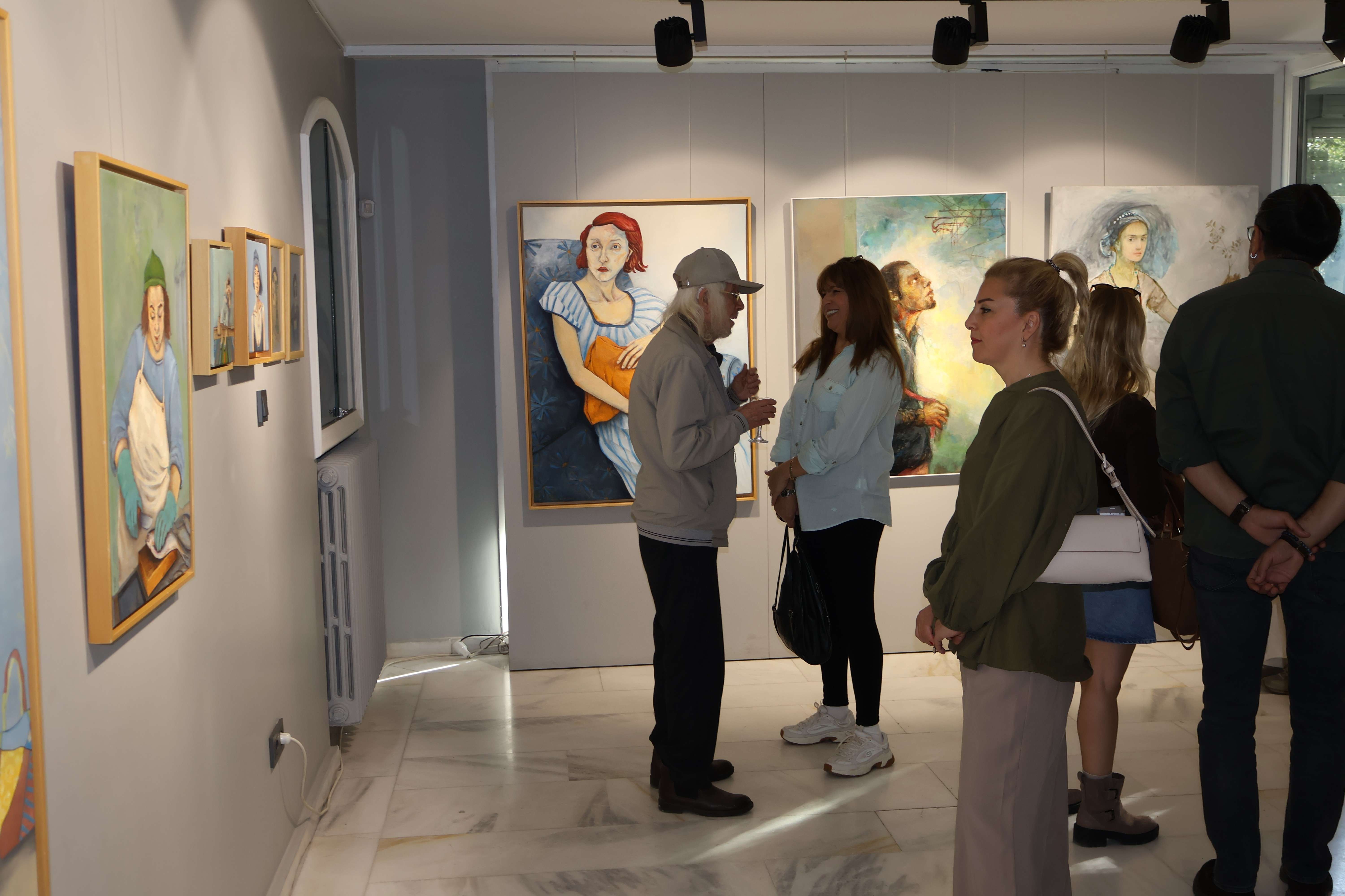 Arzu kılıçdoğan hayri ağan nesrin sağlam hüzün resim sergisi evrim sanat galerisi (8)