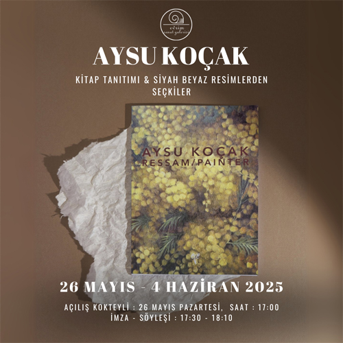Aysu koçak kitap tanıtımı ve siyah beyaz resimlerden seçkiler evrim sanat galerisi