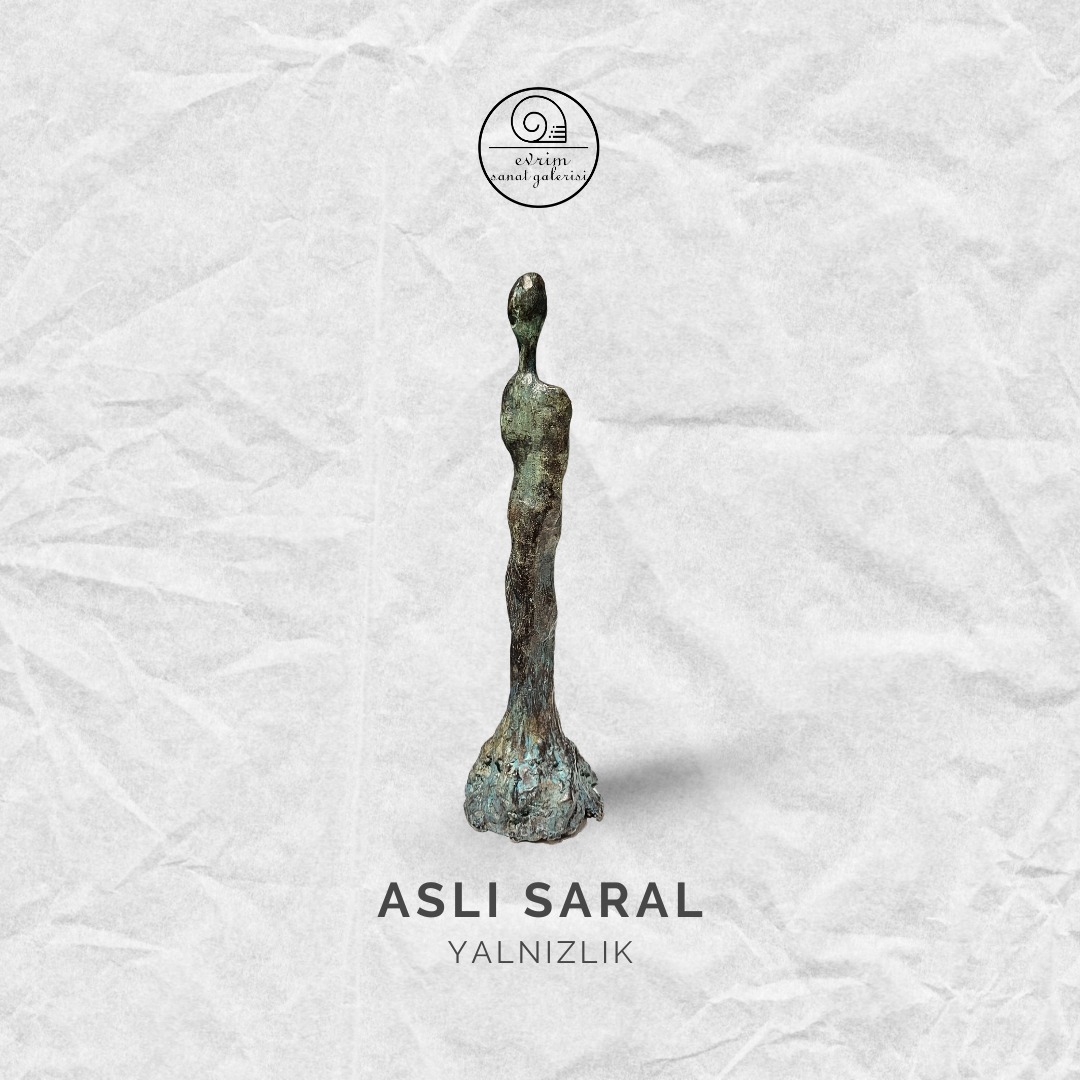 Aslı saral karma resim ve heykel sergisi trio bronz heykel (6)