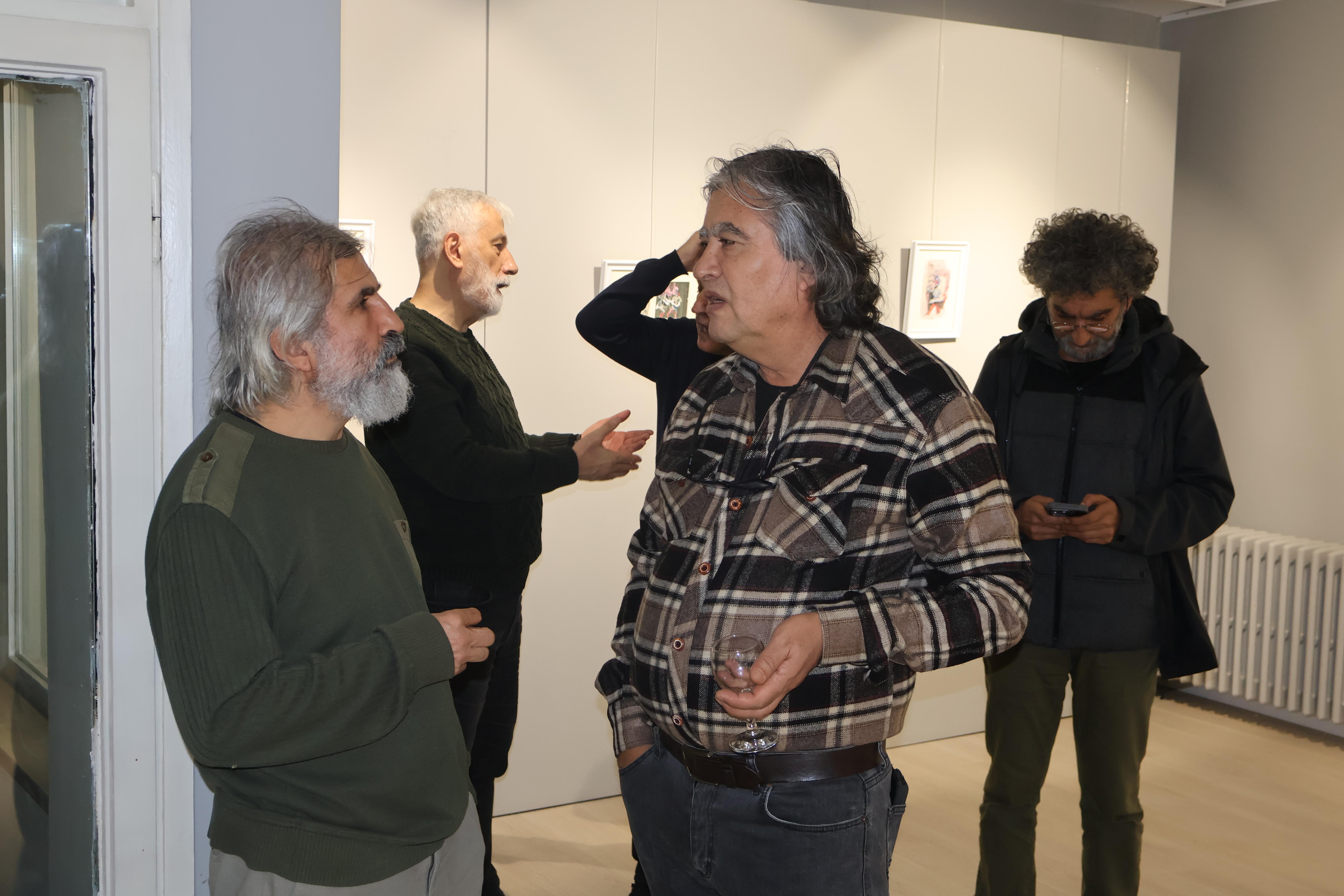 Ömer Koçağ'ın Kağıt İşler isimli kişisel resim sergisi (16)