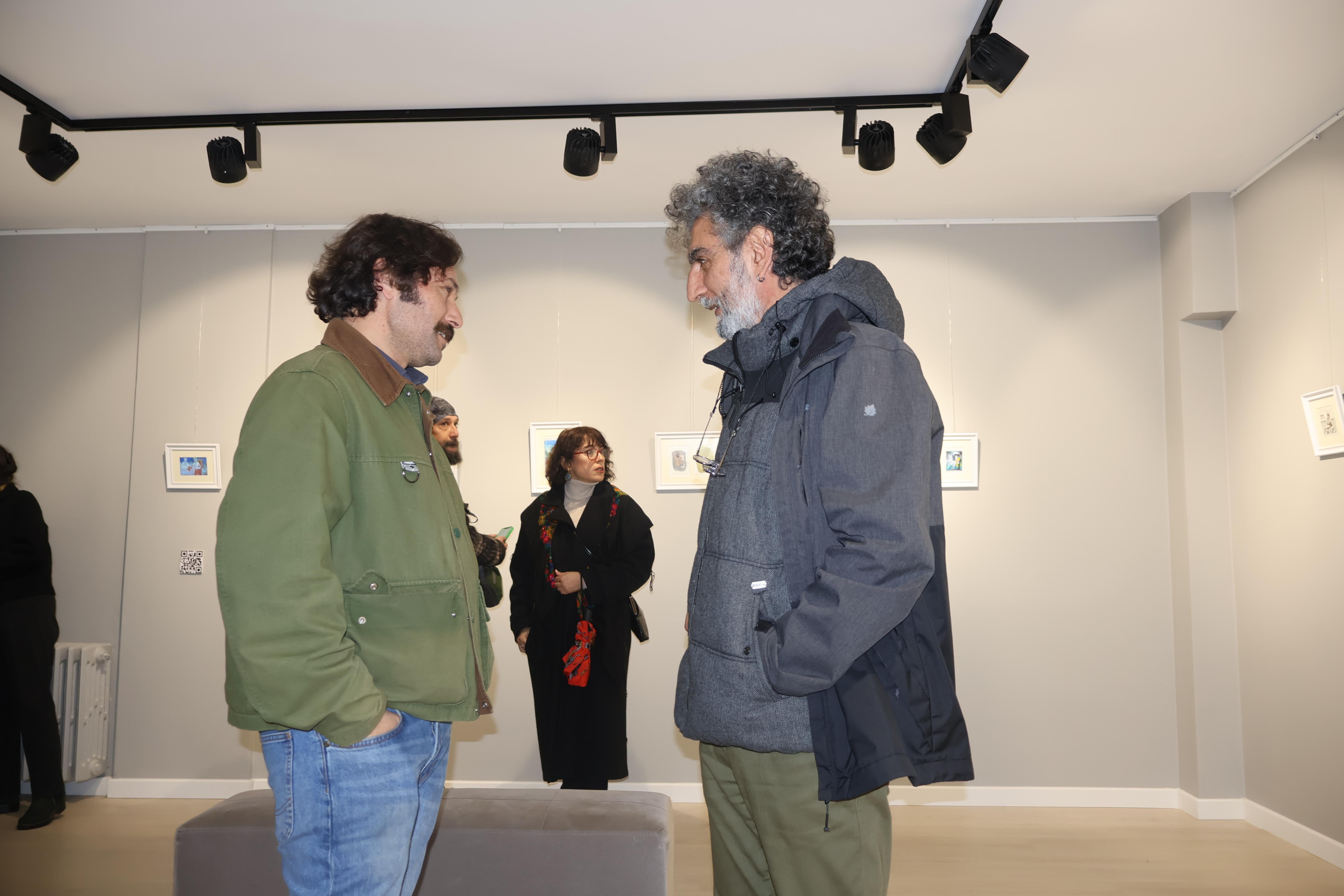 Ömer Koçağ'ın Kağıt İşler isimli kişisel resim sergisi (5)