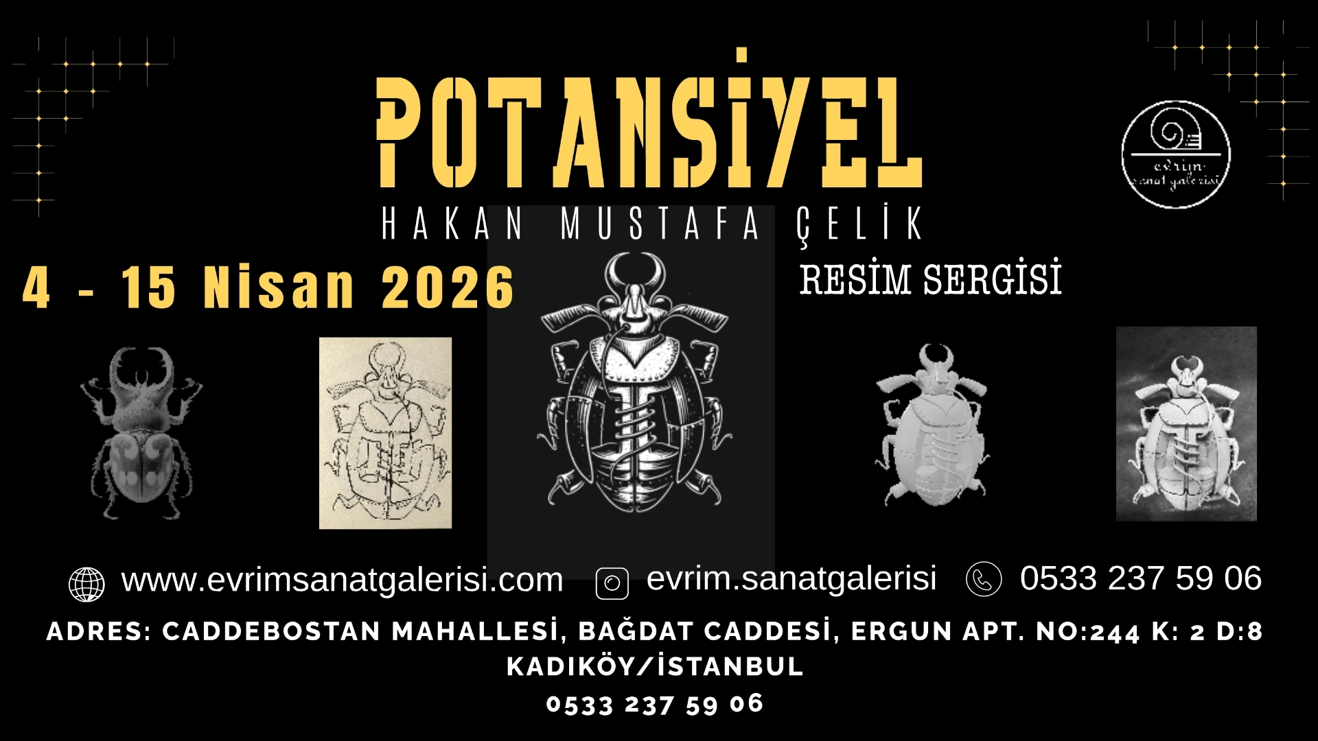 Hakan Mustafa Çelik'in Potansiyel İsimli Resim Sergisi (1)