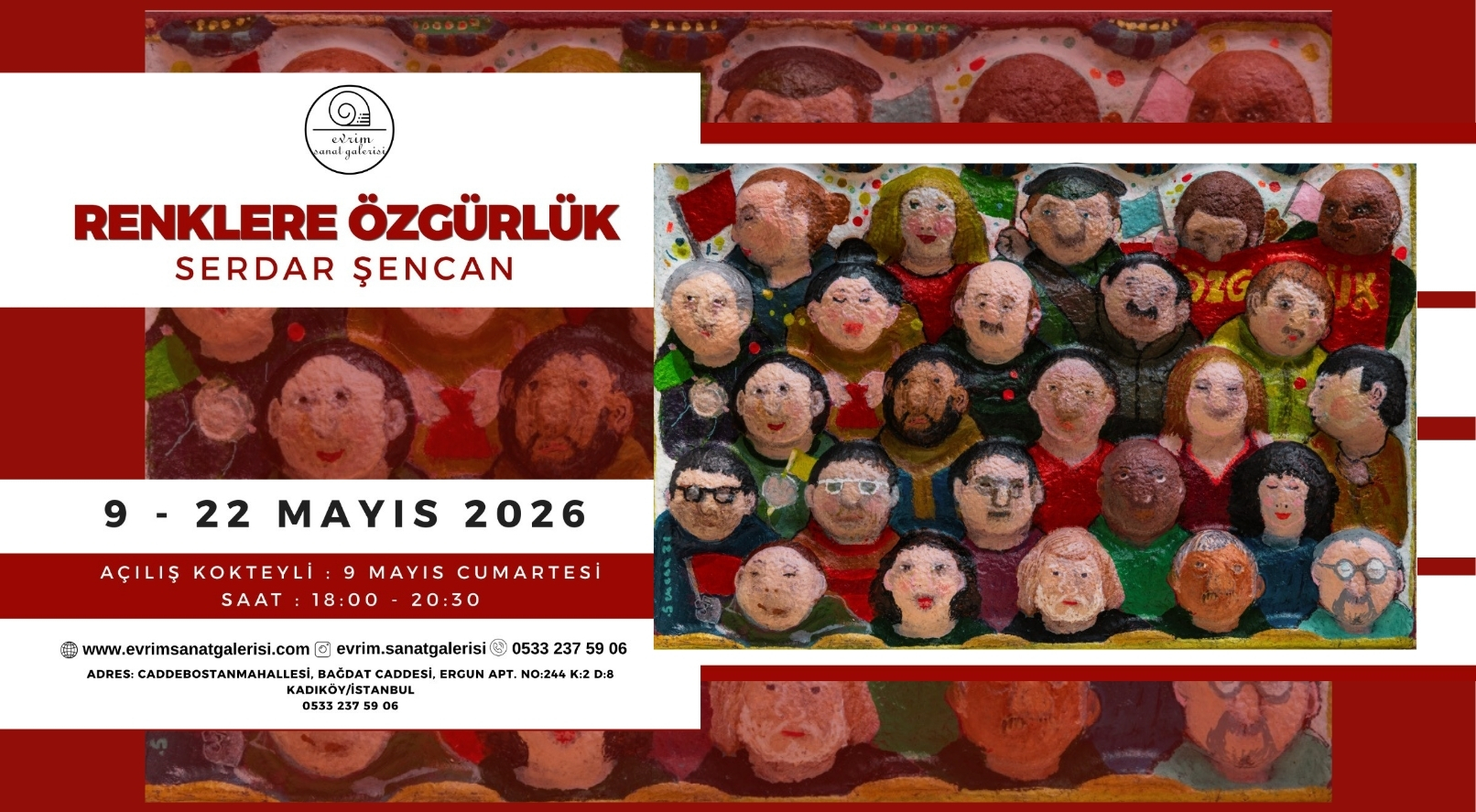 Serdar Şencan “Renklere Özgürlük” Kişisel Resim Sergisi (1)